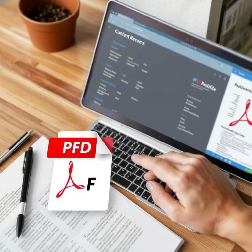 A new  PDF file is quickly and easily merged with Rediafile tools